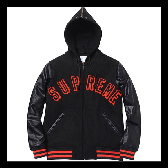 supreme wool varsity jacket